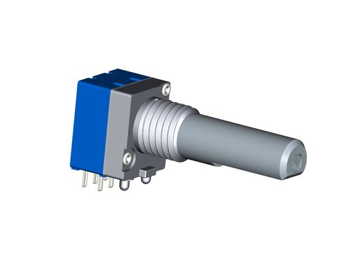 8mm Metal shaft sealed encoder , logic type, horizontal type, channel switch encoder