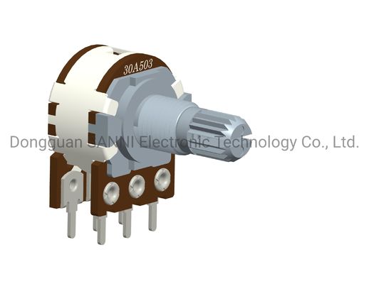 16mm Dual Unit Rotary Potentiometer Metal Shaft Sealed RV16110G0