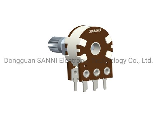 16mm Dual Unit Rotary Potentiometer Metal Shaft Sealed RV16110G0