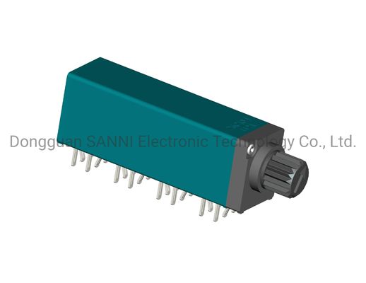 Eight Unit Rotary Horizontal Potentiometer Shaft Sealed RV97P0F0