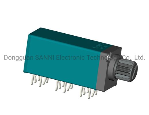 Six Unit Rotary Type Potentiometer Insulated Shaft Sealed RV97P0D0