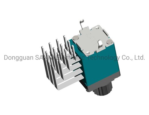 Four Unit Rotary Potentiometer Vertical Type Square Shape RV97P2B0