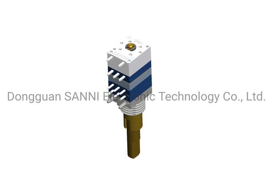 Double Shaft Absolute Rotary Encoder 16 Bit Integrated Six Gang