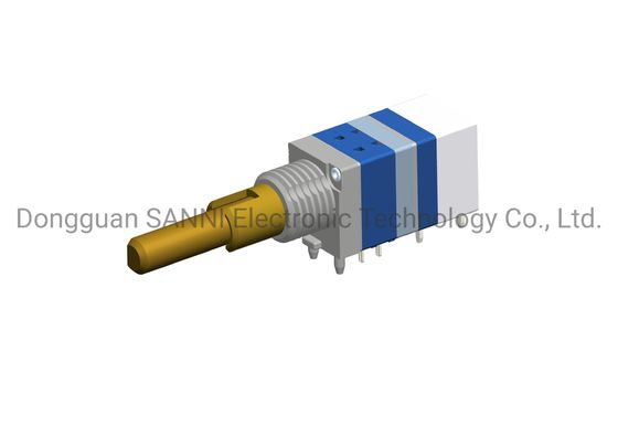 Double Shaft Absolute Rotary Encoder 16 Bit Integrated Six Gang