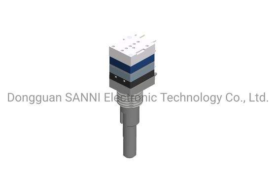 Double Shaft Integrated Absolute Rotary Encoder 20 Bit With Push Switch