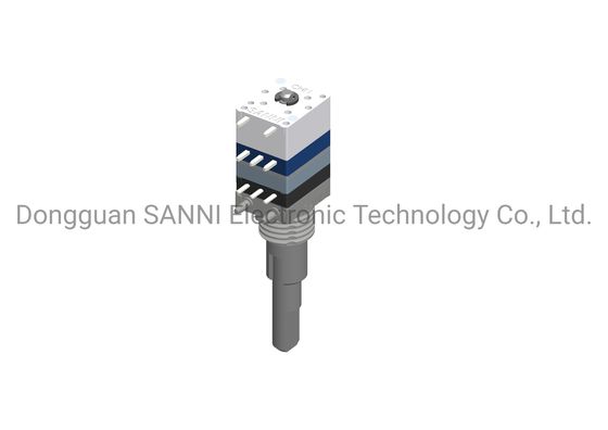 Integrated 20 Bit Incremental Encoder , Dual Shaft Encoder With Rotary Switch