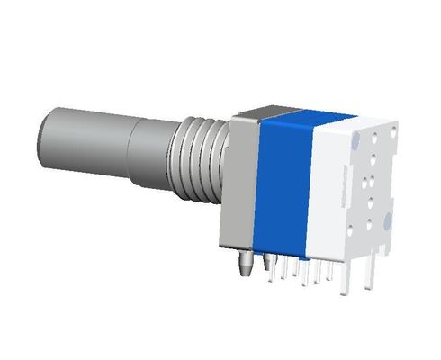8mm Metal Shaft Rotary Switch Encoder Sealed Logic Horizontal Type