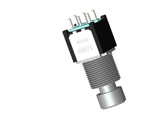 12mm FREE ON Guitar Pedal Footswitch 6 Terminal SF12021L OEM ODM