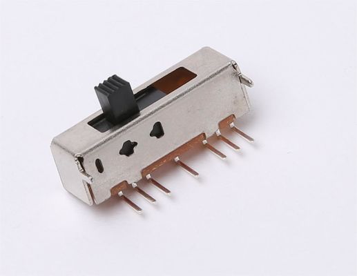 PCB DIP Soldering SPDT Slide Switch 1 Pole 6 Position SS16D03