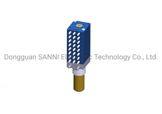 Plastic/Metal Rotary Potentiometer Device With ±20% Resistance Tolerance