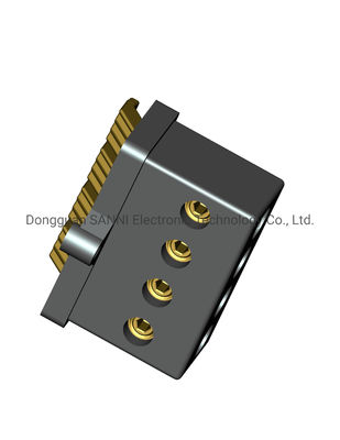 Gray Din Rail Terminal Block High Performance DC DC Interface Type
