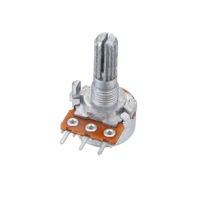 High Performance Rotary Potentiometer Device 6mm-20mm Shaft Length Resistance 300Ω-3MKΩ