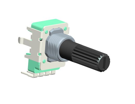 6mm Shaft Diameter PCB Lug Rotary Potentiometer 300Ω-3MKΩ Resistance Through Hole Mount