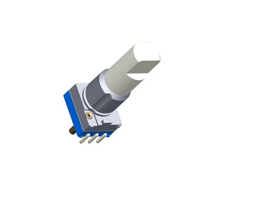 Plastic Metal Rotary Potentiometer Device -25C-85C 300 Ohm-3M Ohm Resistance 0.05W Power Rating