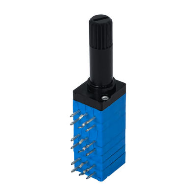 9mm Variable Resistor 5K 10k Linear Potentiometer Six Gang 15/20mm Plastic Shaft Rotary Potentiometer For Volume Control