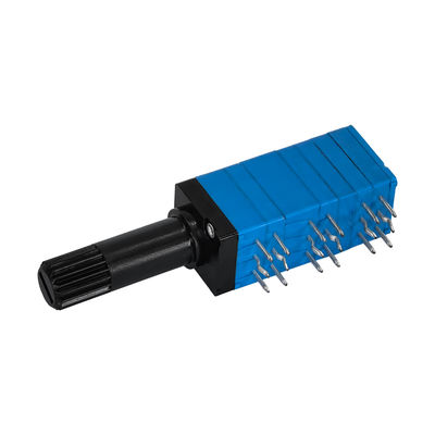 9mm Variable Resistor 5K 10k Linear Potentiometer Six Gang 15/20mm Plastic Shaft Rotary Potentiometer For Volume Control