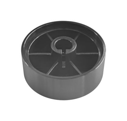 29mm Round Made To Order Potentiometer Knob With Radial Brush Effect Black Aluminum Knob For Electrical Oven