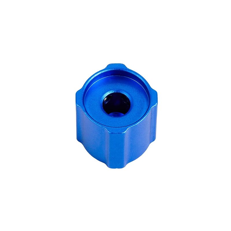 Blue Standard Custom Potentiometer Knobs With Option Markings